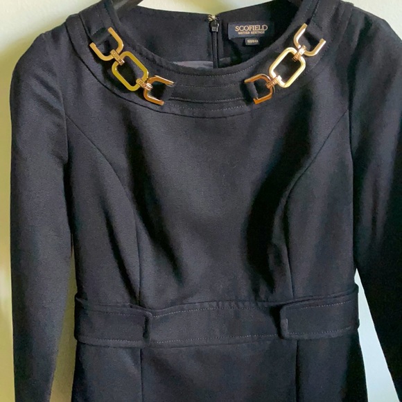 Scofield British Heritage Black Dress, Size XXS - Picture 2 of 16